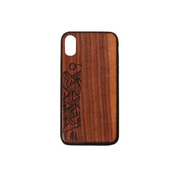 کاور مدل چوبی مناسب برای گوشی موبایل اپل iphone 10