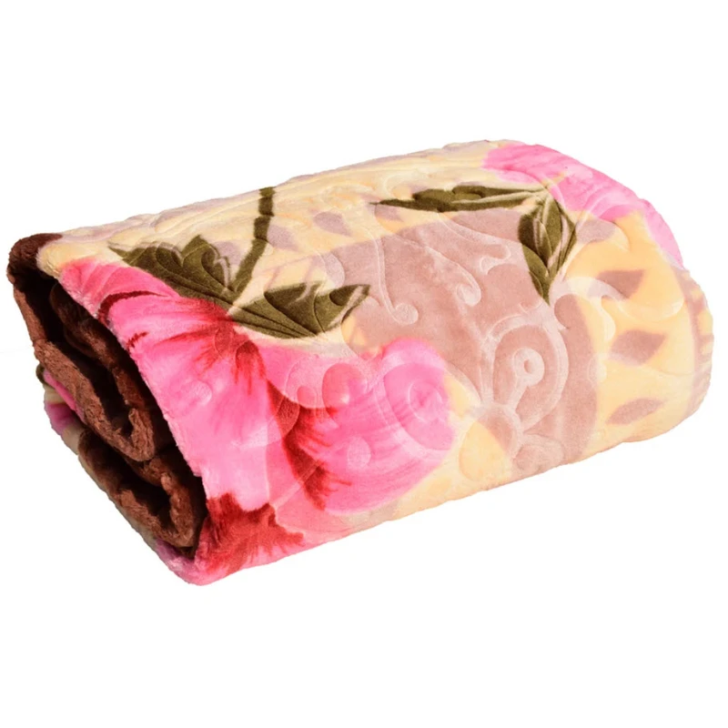 پتو 1 نفره گلبافت مدل برجسته زیبا سایز 220x160 سانتی‌متر