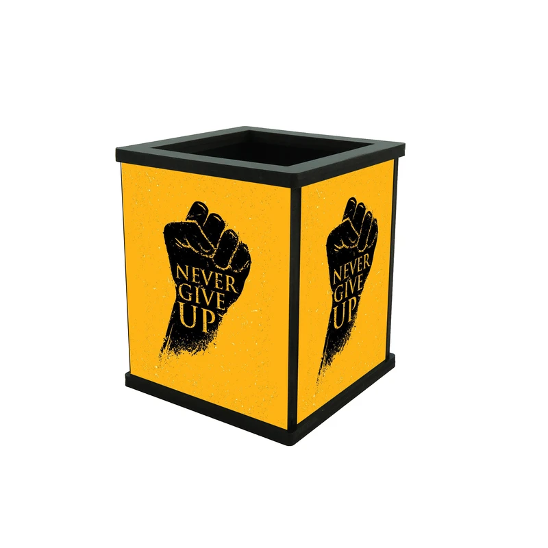 جامدادی رومیزی طرح never give up کد 3038256