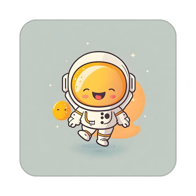 زیر لیوانی کاکتی طرح فضانورد مدل mp45904