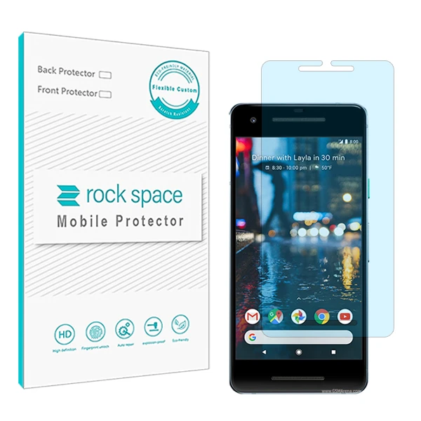 محافظ صفحه نمایش راک اسپیس کد BLU مناسب برای گوشی موبایل گوگل Pixel 2