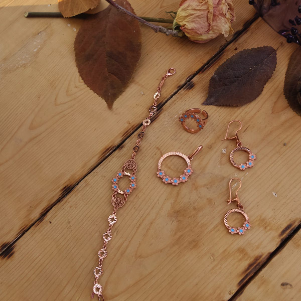 نیم ست زنانه مدل شکوفه کد JW356