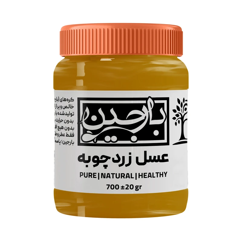 عسل زرد چوبه عموعطار بارجین _ 700 گرم  