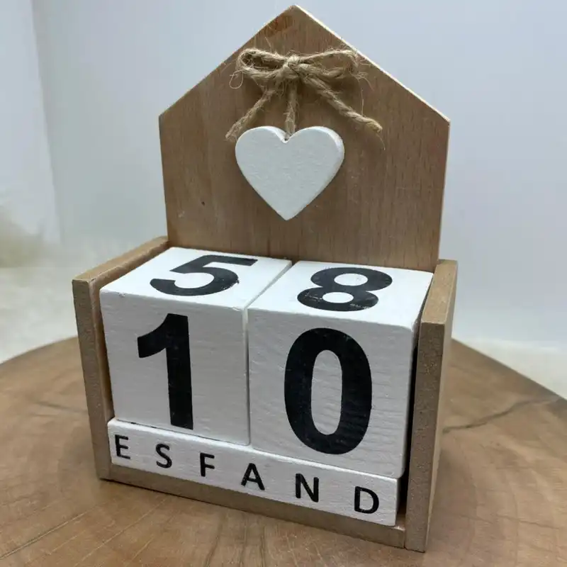 تقویم چوبی مدل CL01