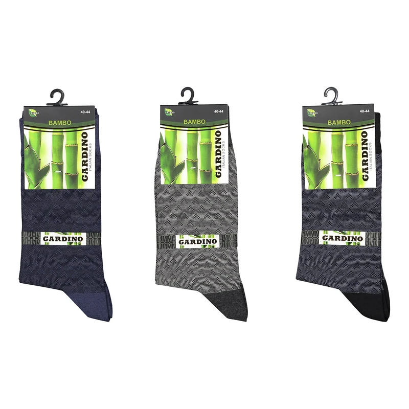 جوراب ساق بلند مردانه گاردینو مدل G20 بسته 3 عددی