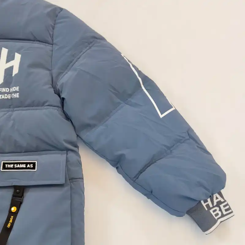 کاپشن پسرانه مدل  اچ جیب جلو