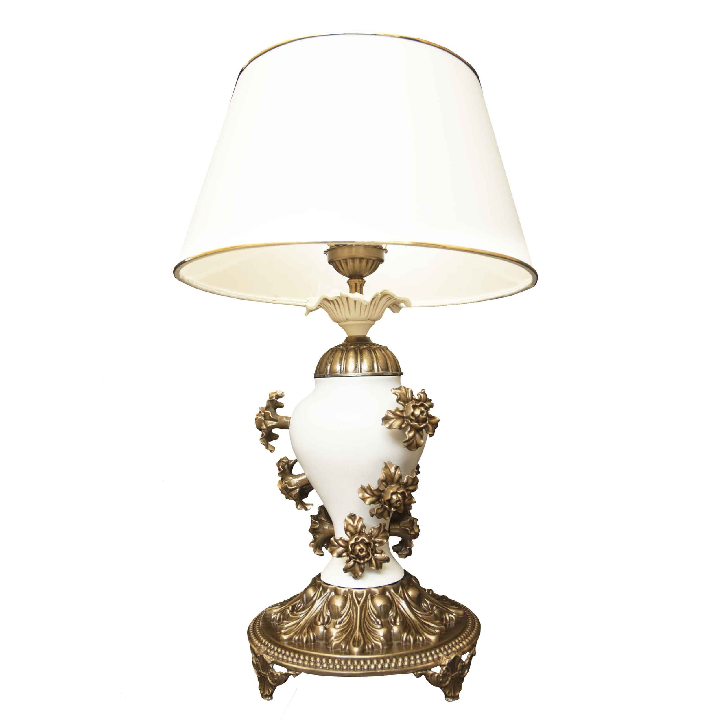 آباژور رومیزی لوسترسازان مدل پرهام کد AB1215