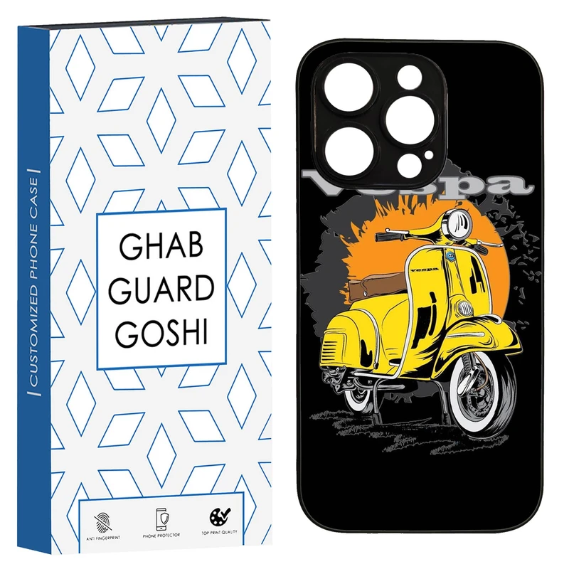 کاور قاب گارد گوشی طرح موتور وسپا کد TPU-161 مناسب برای گوشی موبایل اپل Iphone 14 PRO