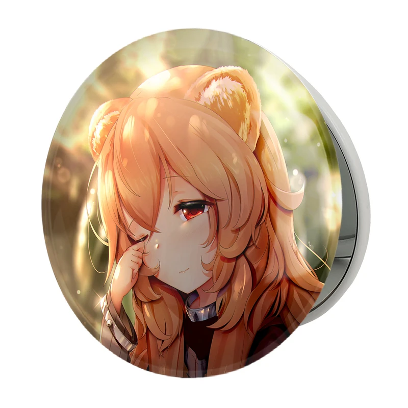 آینه جیبی خندالو طرح رافتالیا انیمه ظهور قهرمان سپر مدل تاشو کد 15966 