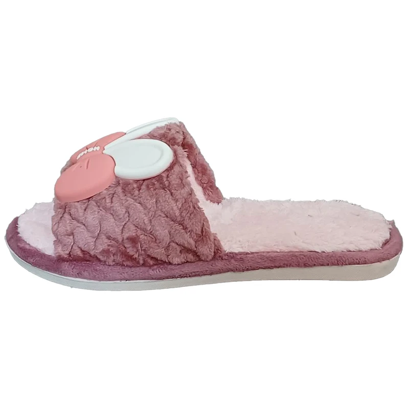 دمپایی زنانه مدل روفرشی کالی طرح خرگوشی کد C-K