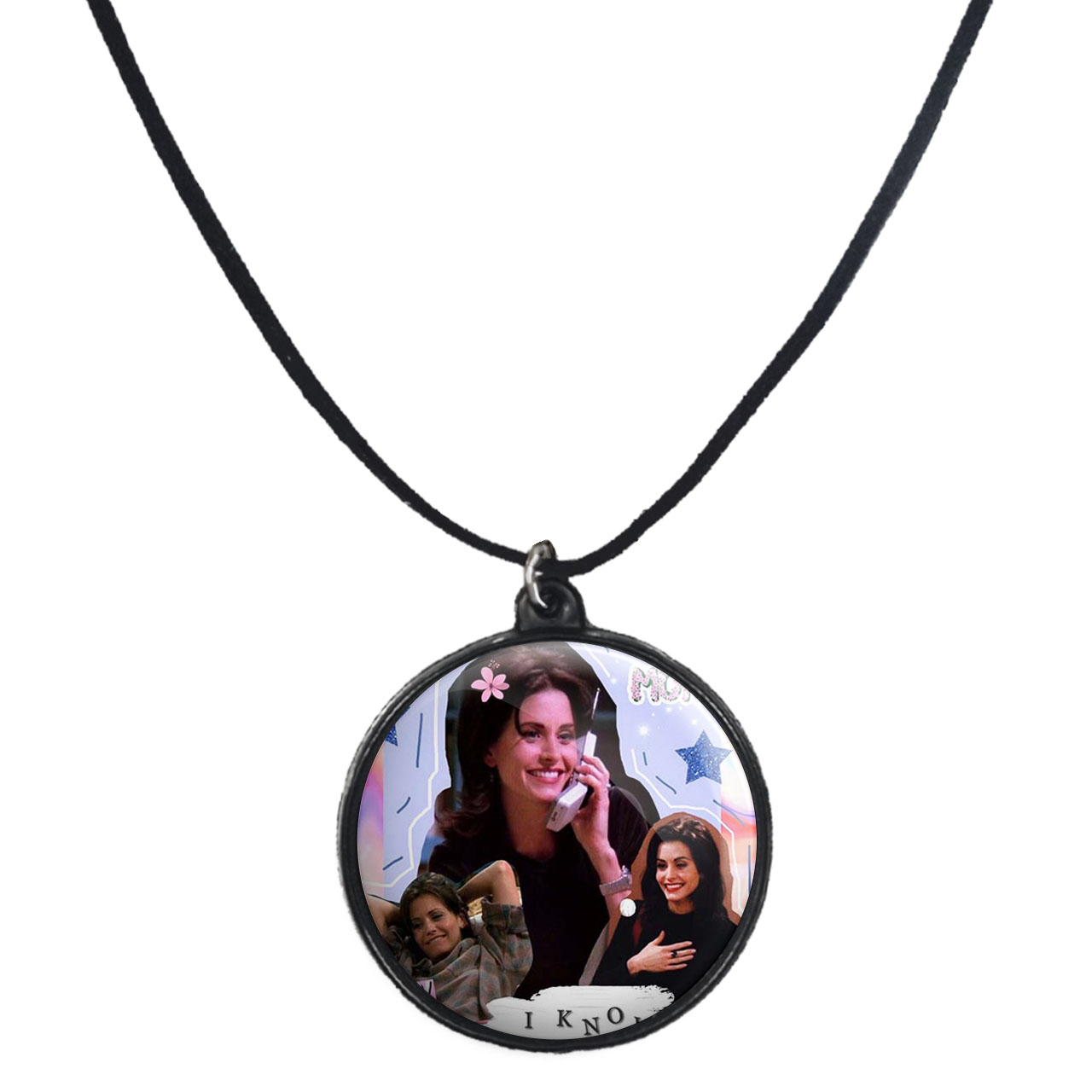 گردنبند پرمانه طرح فرندز کد pmb.8194 مدل دو طرفه