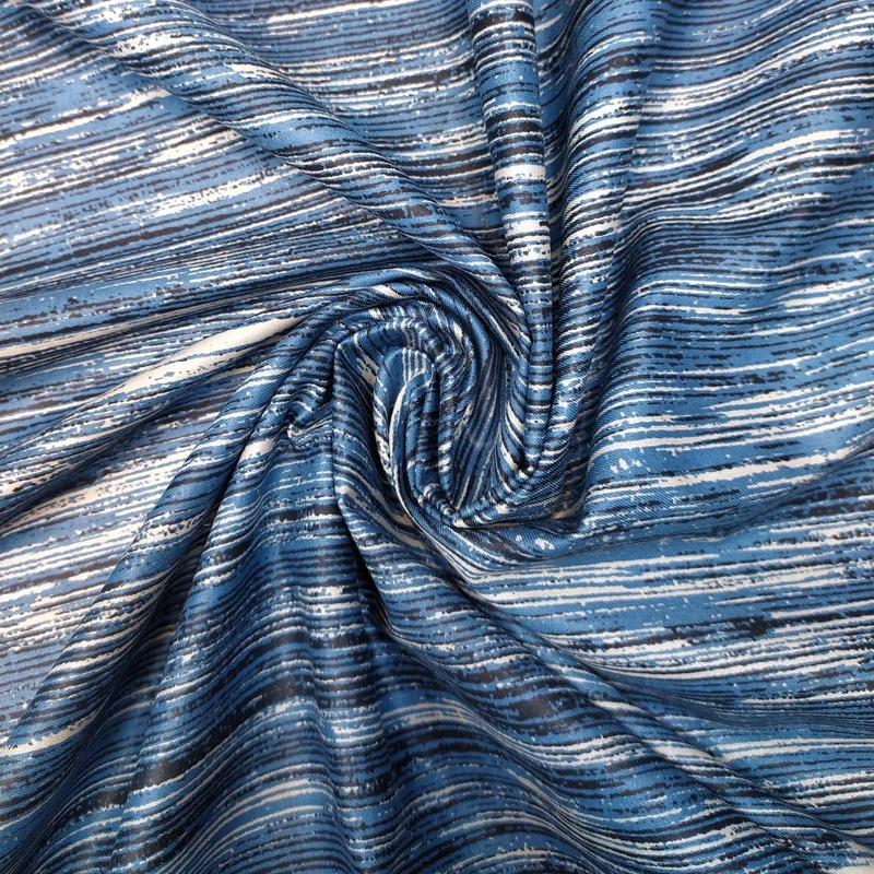 پارچه ملحفه عرض 2.4 متر ساتین تاج مدل هایلایت کد 2-106 رنگ سرمه‌ای