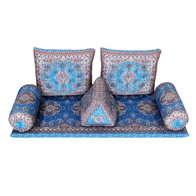 ست 6 تکه پشتی ترمه مدل سالار کد 10071