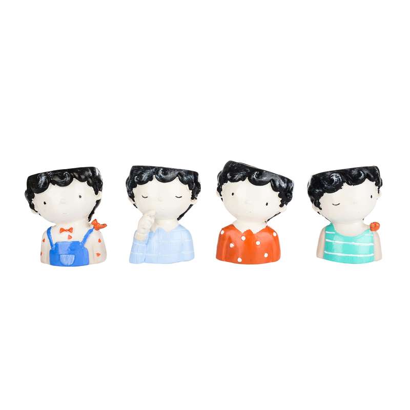 گلدان مدل Boys مجموعه 4 عددی