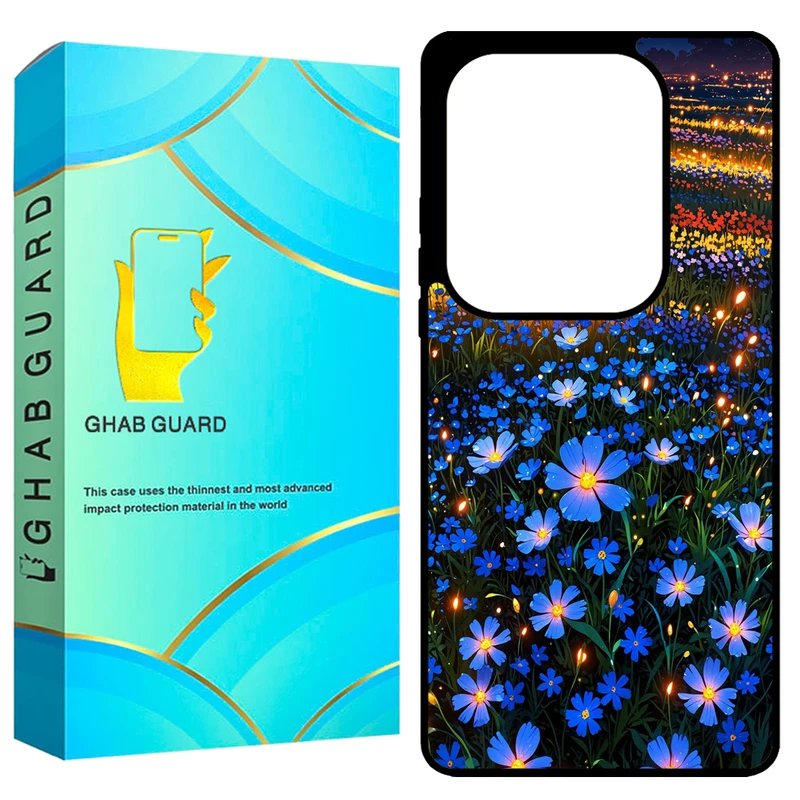 کاور قاب گارد طرح گل مدل GCHPN13P مناسب برای گوشی موبایل شیائومی Redmi Note 13 Pro 4G / Poco M6 Pro 4G