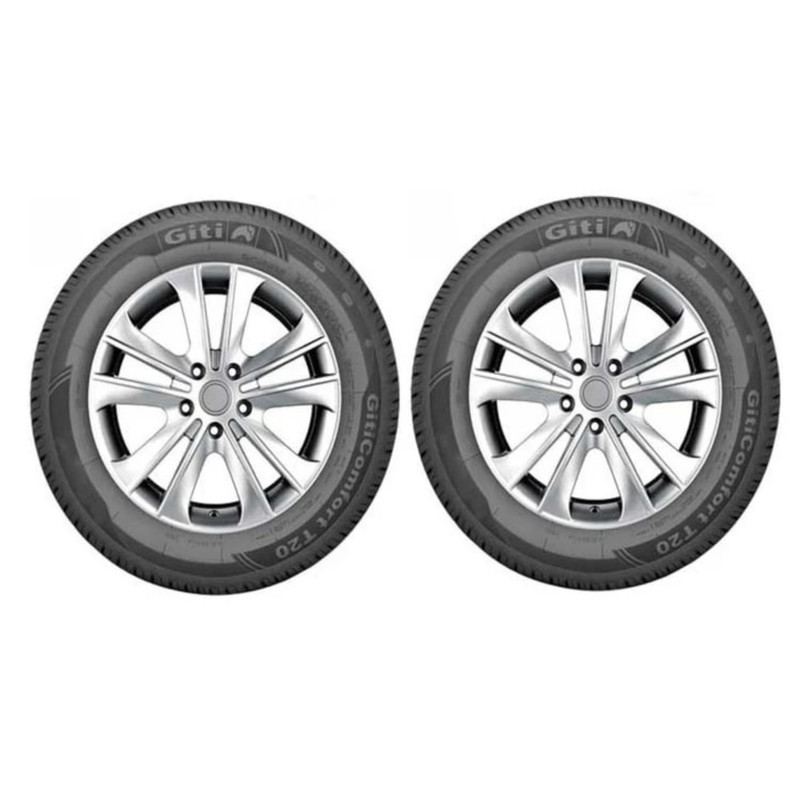 لاستیک خودرو جی تی مدل T20 سایز 14 / 75 / 205 تولید سال 2024 - 2 حلقه