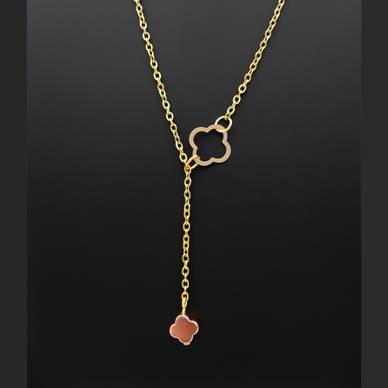 گردنبند طلا 18 عیار زنانه مانچو کد sfg652