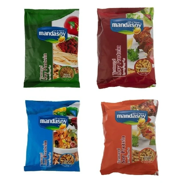 سویا درشت و ریز و جوجه و کباب مانداسوی - 150 گرم بسته 4 عددی