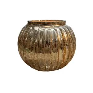 گلدان دکوری مدل تنگ شیار دار