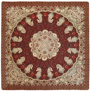 تابلو سرمه دوزی مدل ترمه طرح شاه پسند کد g850