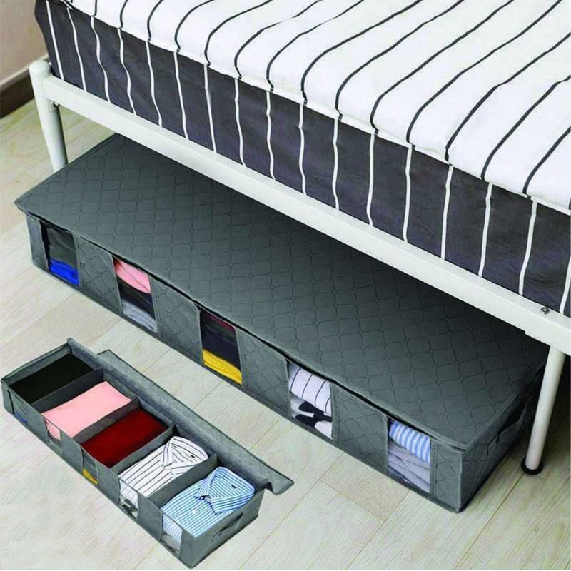 باکس نظم دهنده مای هوم مدل زیر تختی بسته 2 عددی