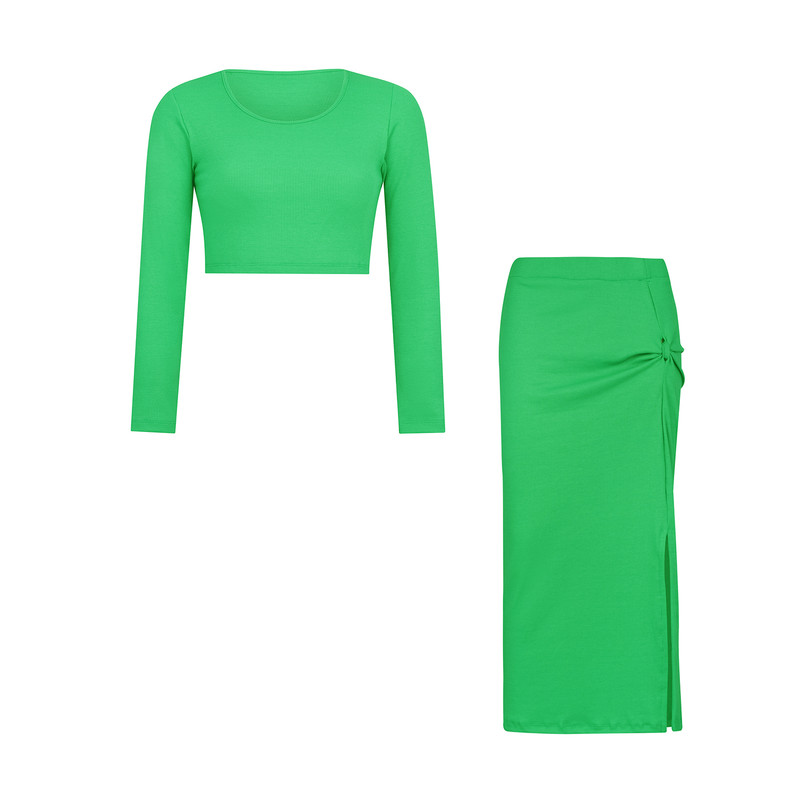 ست کراپ و دامن زنانه ناتوسا مدل NT820-6