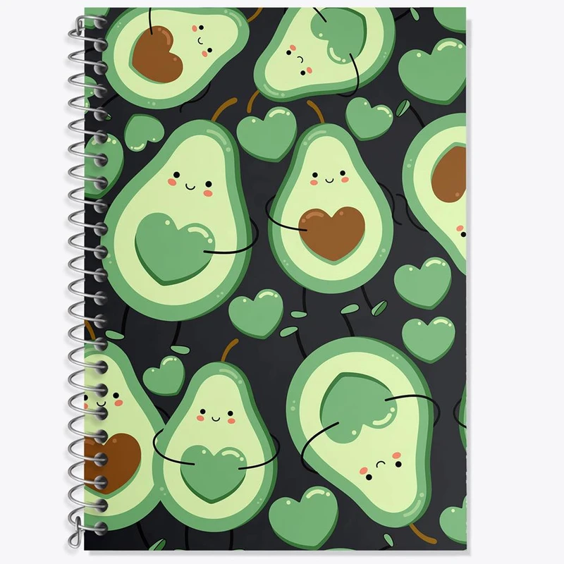 دفتر لغت 50 برگ خندالو مدل آووکادو کد 8621