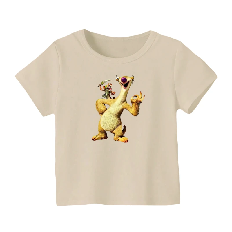 تی شرت آستین کوتاه بچگانه مدل عصر یخبندان کد ۵