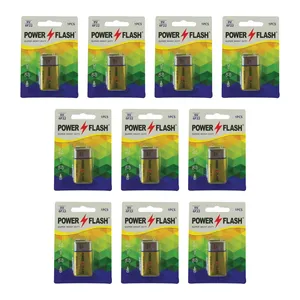 باتری کتابی پاورفلش مدل Super Heavy Duty بسته 10عددی