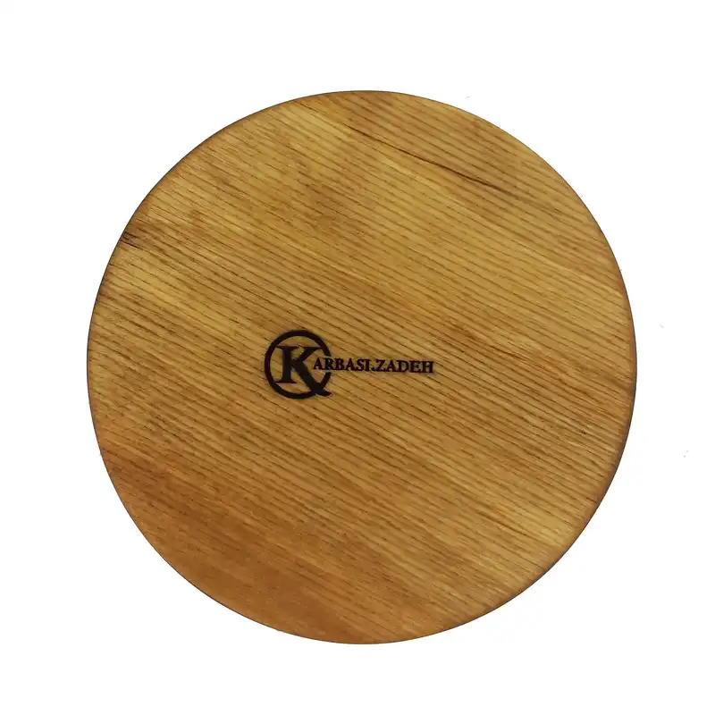 زیرسیگاری کرباسی زاده مدل گرد چوبی