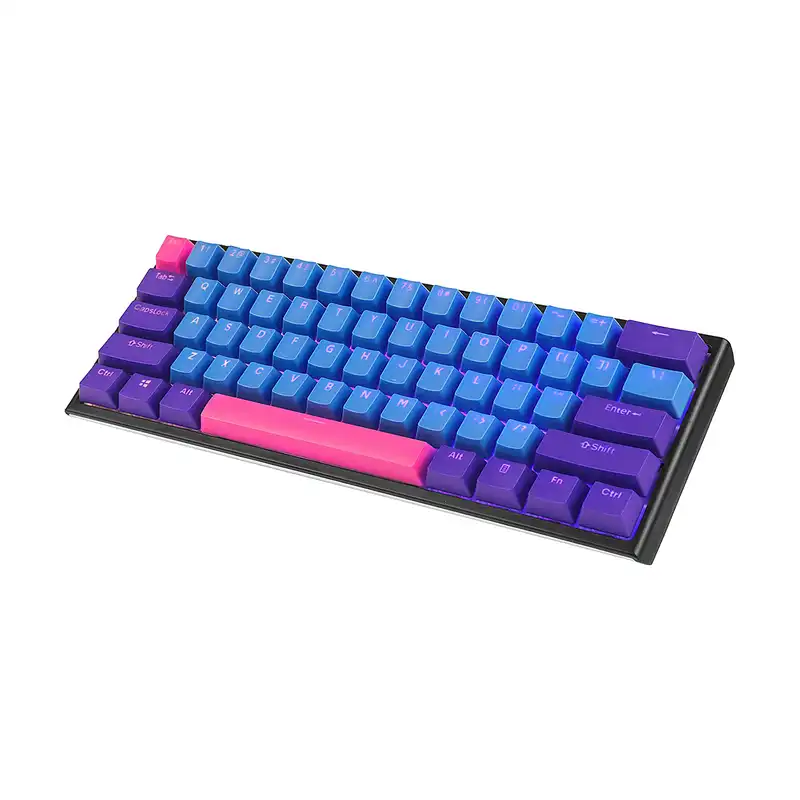 کیبورد بویی مدل 61Mini - Cherry MX Blue Switch - Lavender Color