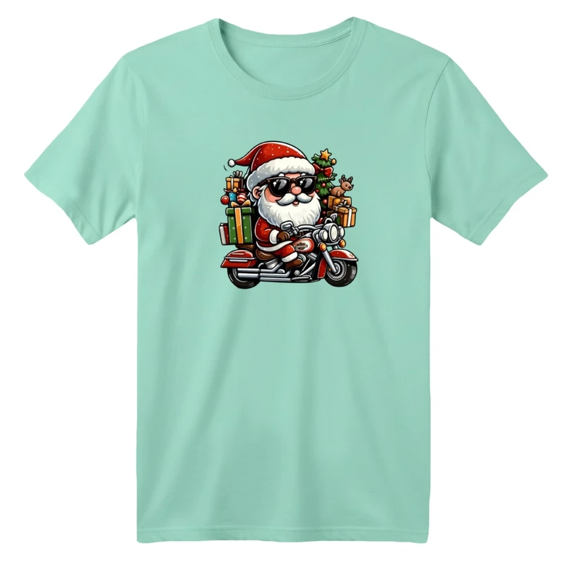 تی شرت آستین کوتاه بچگانه مدل کریسمسی کد 017