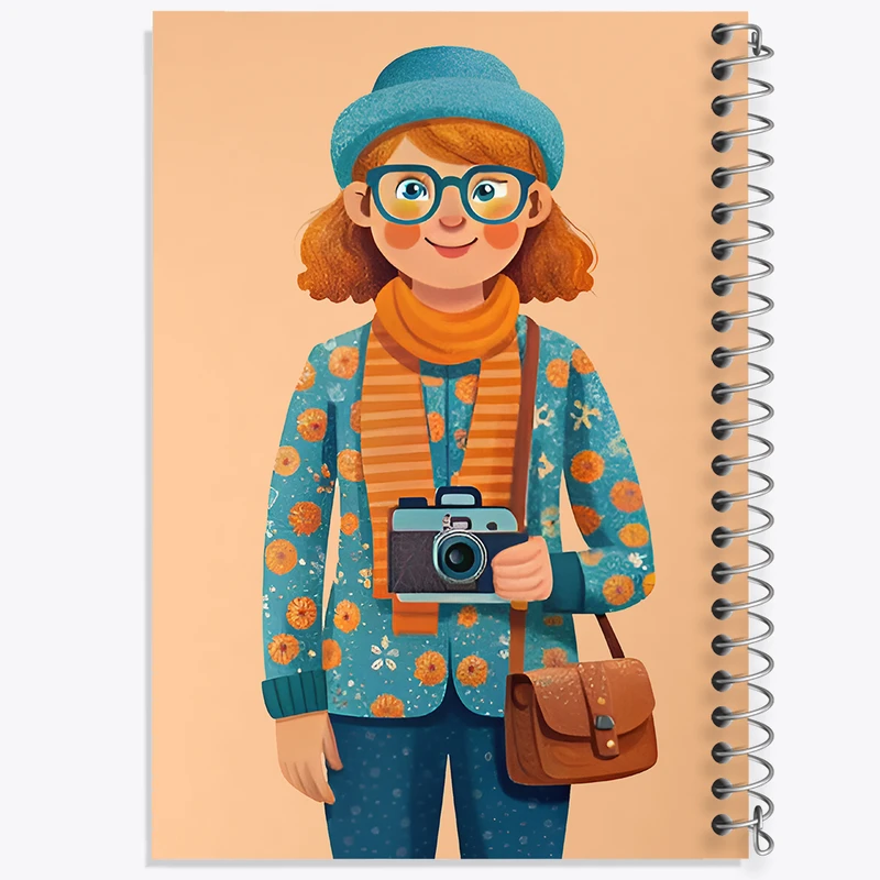 دفتر نقاشی 50 برگ خندالو طرح دخترانه کد F8026