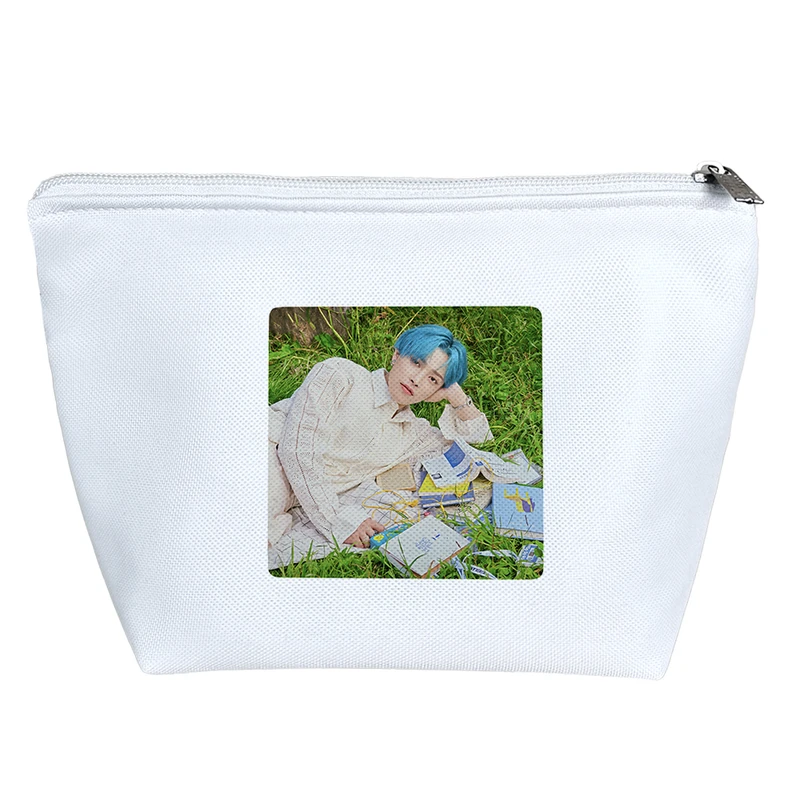 کیف لوازم آرایش دخترانه خندالو مدل هونگ جونگ گروه موسیقی ایتیز Ateez کد 2104