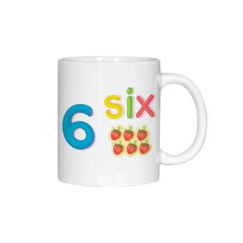قیمت و خرید ماگ آنسیات طرح عدد 6 انگلیسی Six کد 001