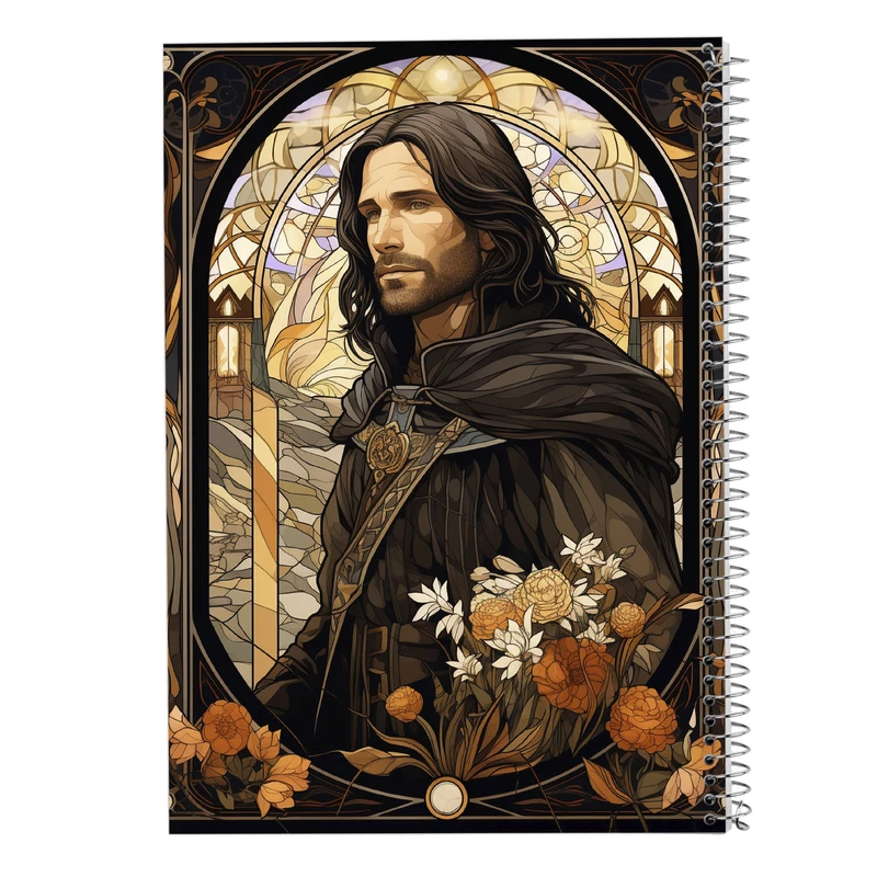 دفتر ژورنال نویسی 50 برگ مدوپد مدل نقطه ای طرح  ارباب حلقه ها The Lord of the Rings کد DF3082