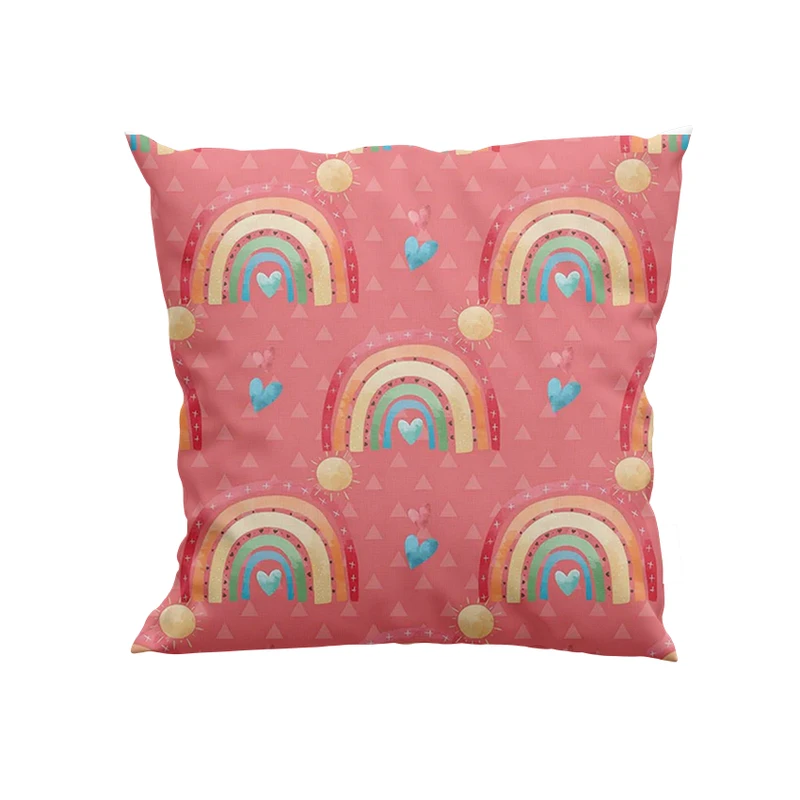 کوسن پاد آفرین مدل رنگین کمان فانتزی کد DKK377