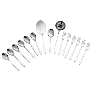 سرویس قاشق و چنگال 15 پارچه جی فی نی مدل G-2205 مناسب 6 نفر
