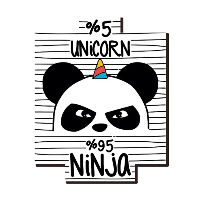 استیکر چوبی نینجا بانیبو مدل Unicorn04