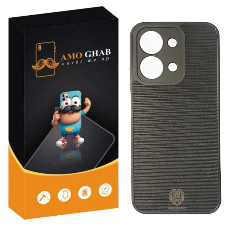 کاور عمو قاب طرح چرم مناسب برای گوشی موبایل شیائومی Redmi 15C / Poco C85