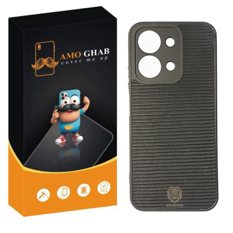 کاور عمو قاب طرح چرم مناسب برای گوشی موبایل شیائومی Redmi 15C / Poco C85