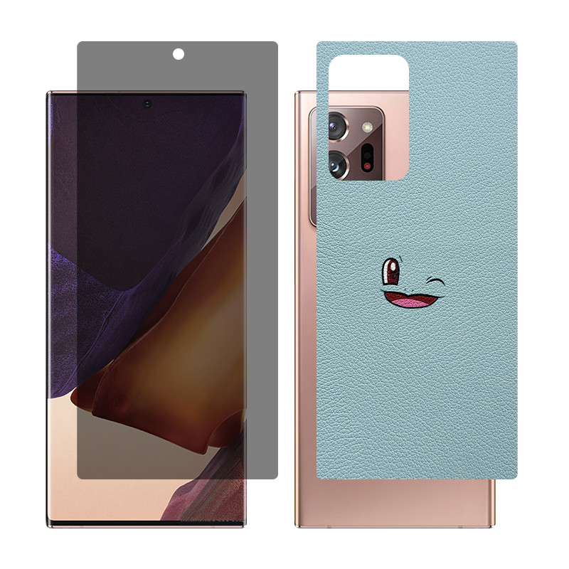 محافظ صفحه نمایش حریم شخصی گلس مدل Together مناسب برای گوشی موبایل سامسونگ Galaxy Note20 Ultra 5G به همراه برچسب پوششی