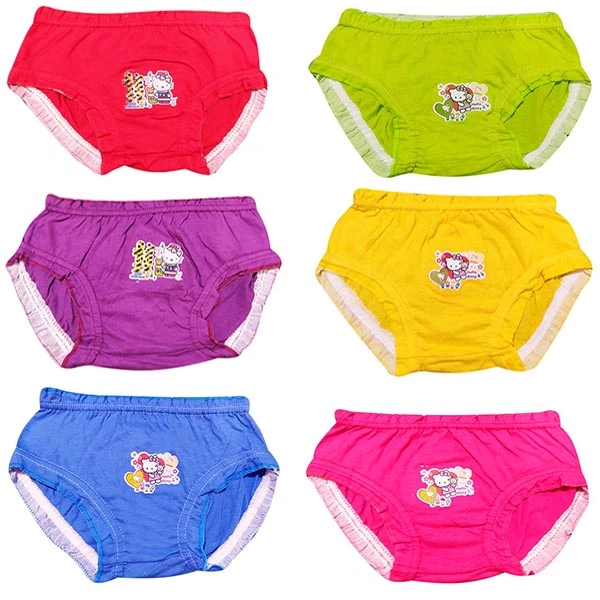 شورت دخترانه مدل cat کد 50 مجموعه 6 عددی