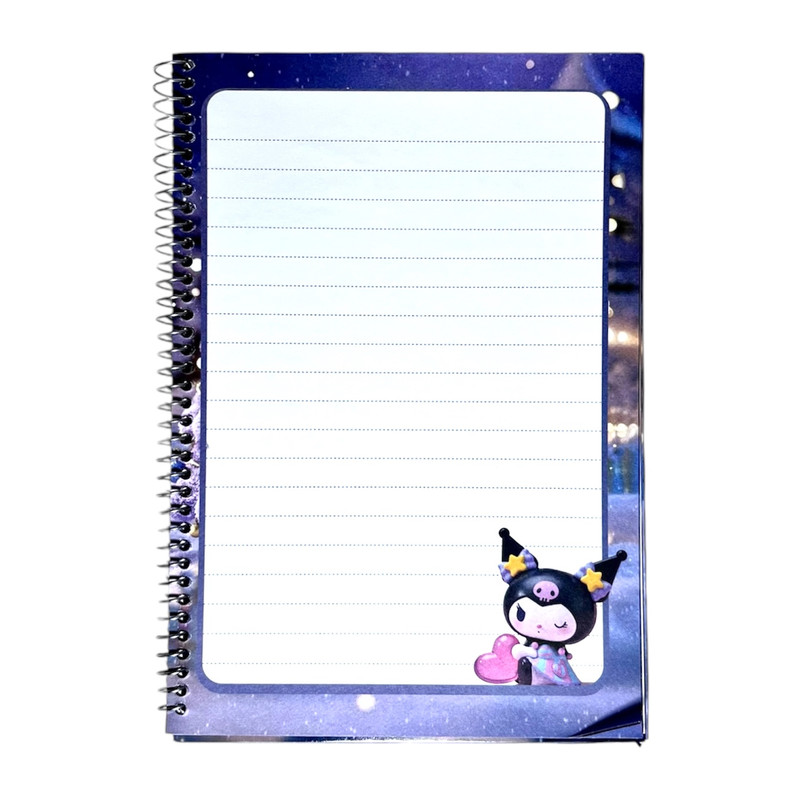 دفتر مشق 80 برگ آوان مدل حاشیه دار طرح کرومی زمستان کد LF1