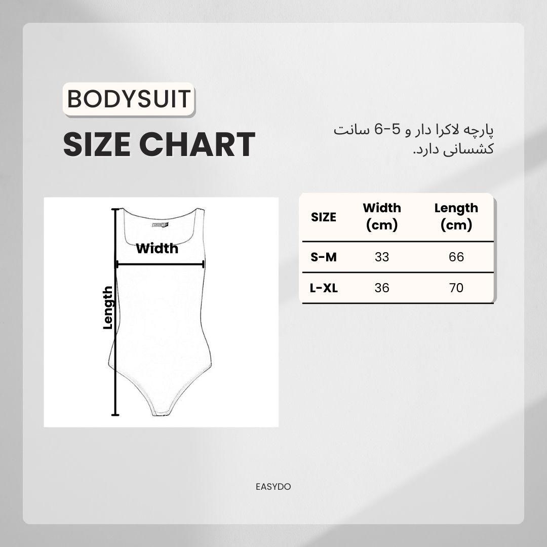 بادی زنانه ایزی دو مدل 206 رنگ مشکی - - 9
