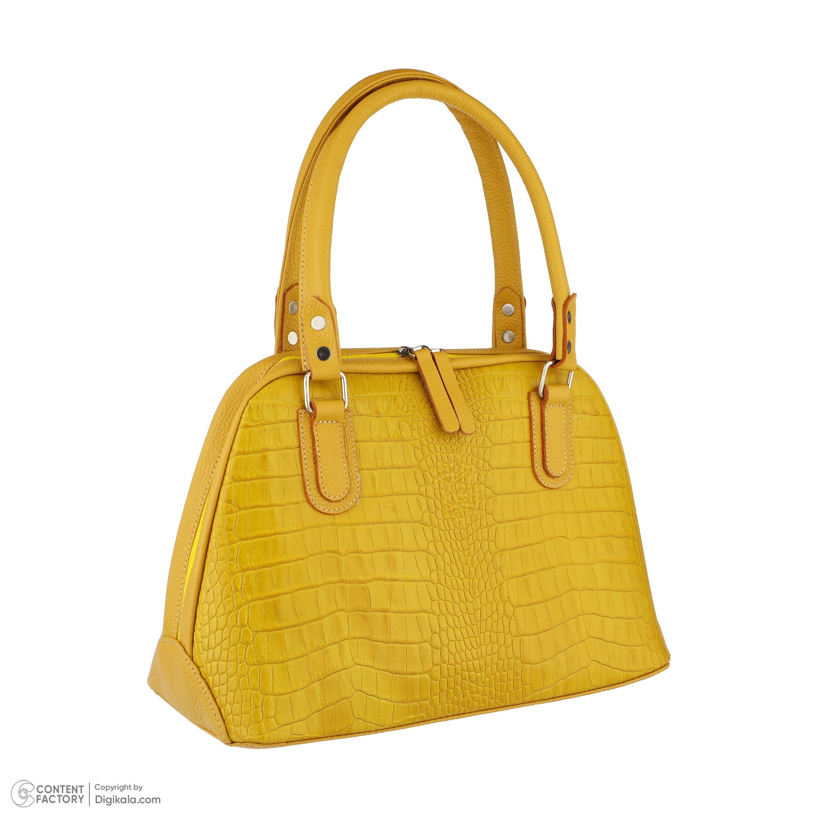 کیف دستی زنانه کایا چرم مدل K550-coroco-yellow -  - 3