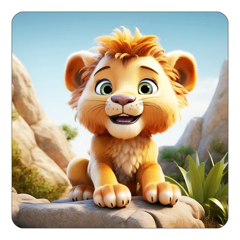 مگنت کاکتی طرح حیوانات کارتونی مدل mp27288