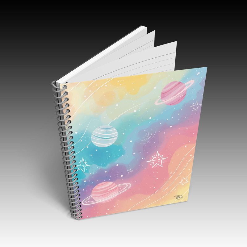 دفتر مشق 100 برگ مدوپد مدل پاستیلی کد DF13574