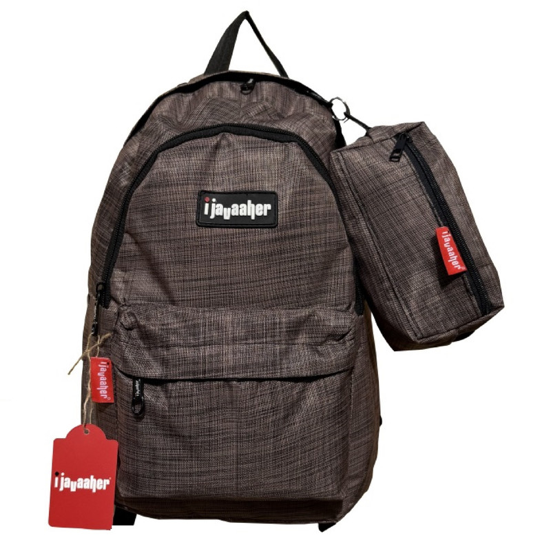 کوله پشتی مدرسه آی جواهر مدل school کد X1 به همراه جامدادی