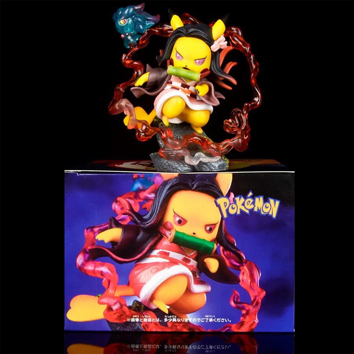 فیگور مدل پوکمون طرح Pokemon Kawaii Pikachu Gaara Demon Slayer